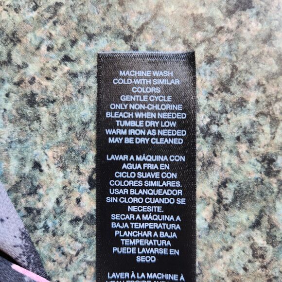 White House Black Market Sleeveless V-Neck Black Red Dress Women 6 Polyester - Picture 6 of 9